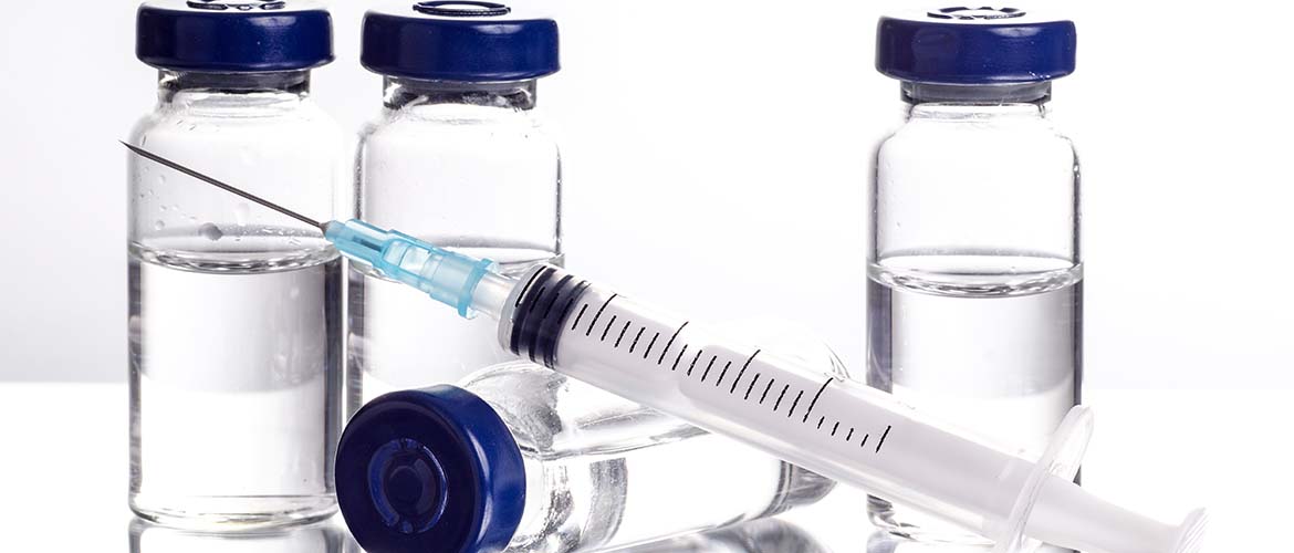 Needle and insulin shots for vaccines 