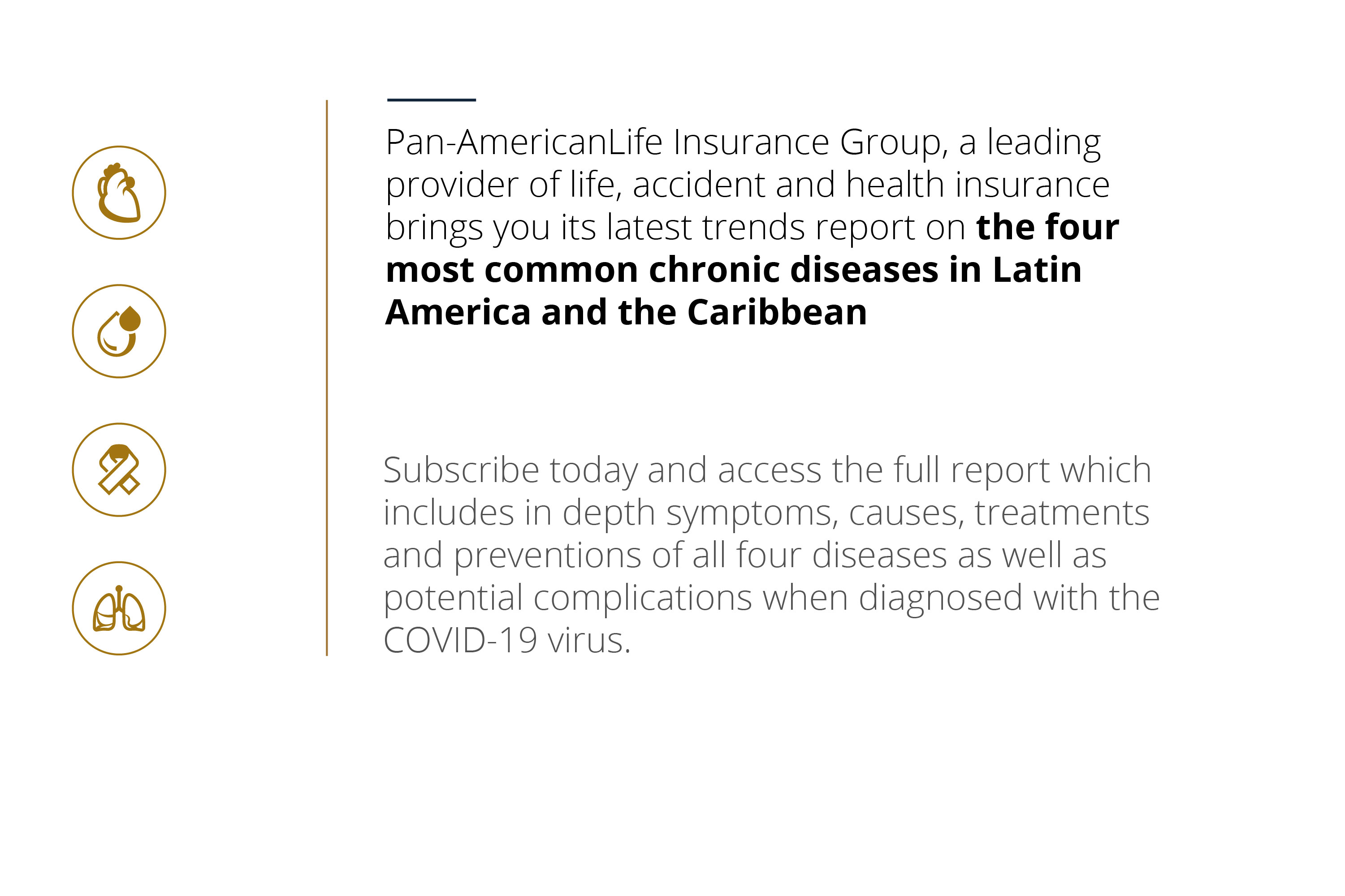 paragraph inviting to subscribe to the PALIG "Chronic Diseases" report